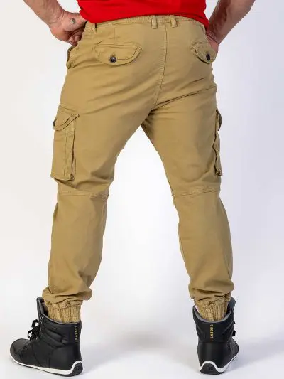 GAZOZ Cargo Trousers 23308 Khaki