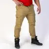 GAZOZ Cargo Trousers 23308 Khaki