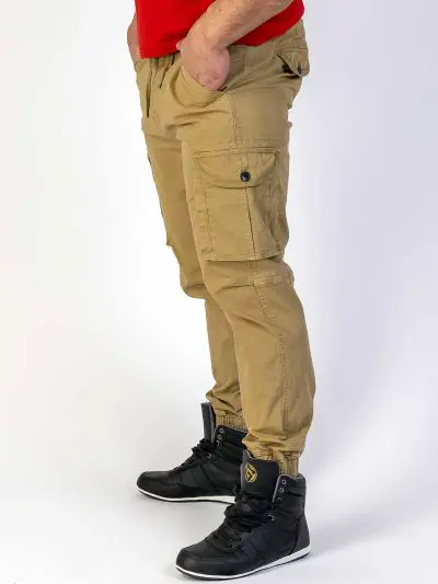 GAZOZ Cargo Trousers 23308 Khaki