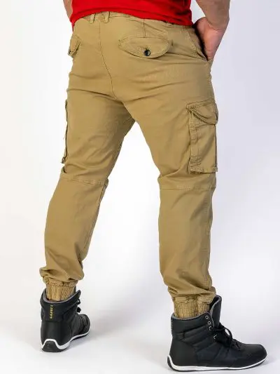 GAZOZ Cargo Trousers 23308 Khaki