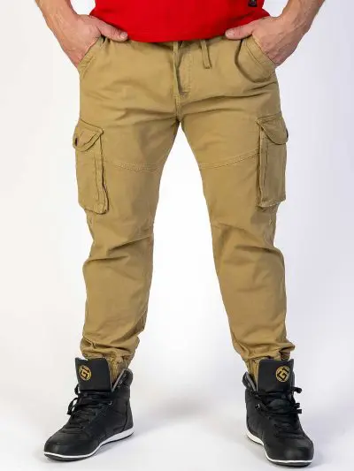 GAZOZ Cargo Trousers 23308 Khaki