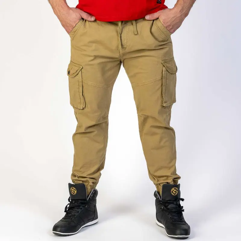 GAZOZ Cargo Trousers 23308 Khaki