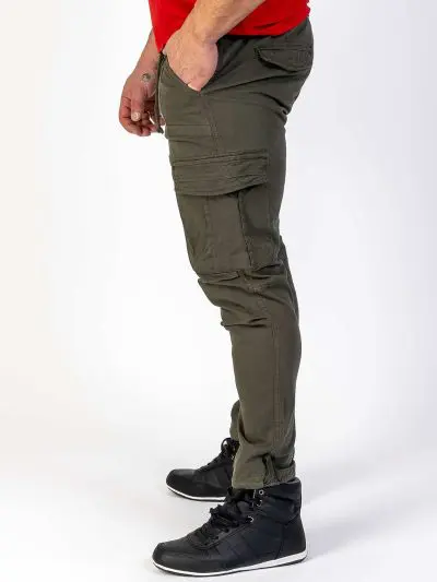 GAZOZ Cargo Trousers 7606 Army Green