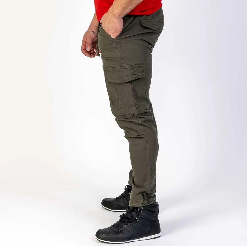 GAZOZ Cargo Trousers 7606 Army Green