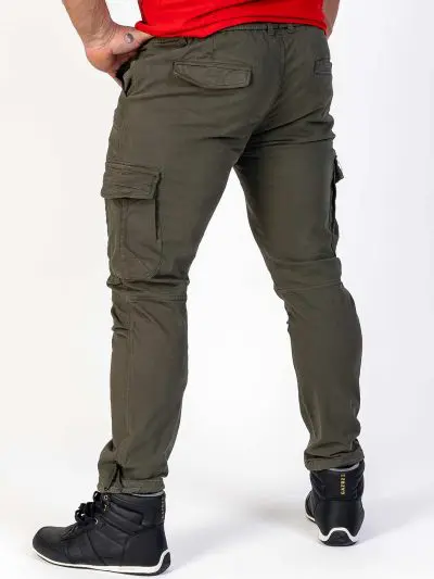GAZOZ Cargo Trousers 7606 Army Green