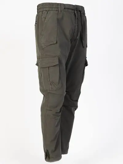 GAZOZ Cargo Trousers 7606 Army Green