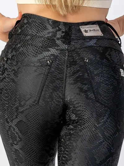 BRASIL BEAUTY Paloma EcoSleek™ Snake Skin Jeans Leggings