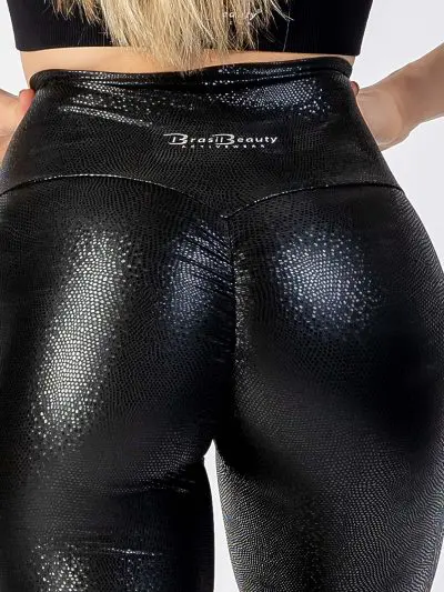 BRASIL BEAUTY Sparkle EcoSleek™ Scrunch High Waist Leggings