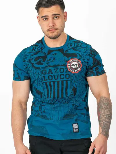 GAZOZ Iron Tribe T-shirt Blue