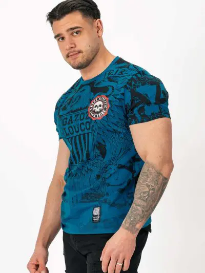 GAZOZ Iron Tribe T-shirt Blue