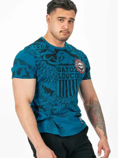 GAZOZ Iron Tribe T-shirt Blue