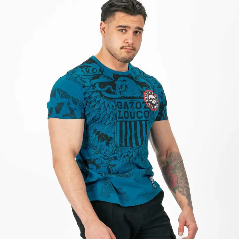 GAZOZ Iron Tribe T-shirt Blue