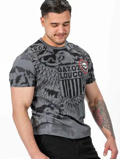 GAZOZ Iron Tribe T-shirt Grey