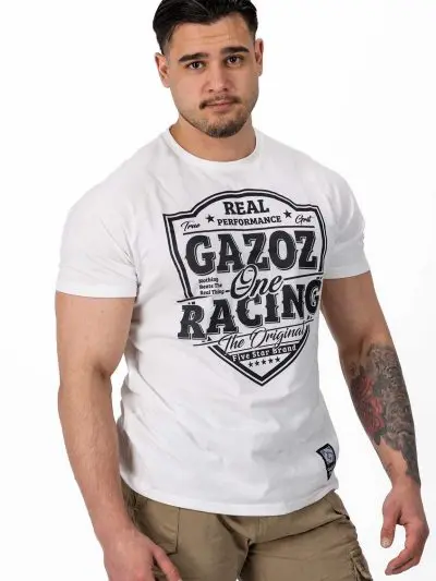 GAZOZ Racing T-shirt White