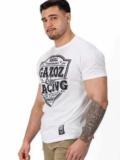 GAZOZ Racing T-shirt White