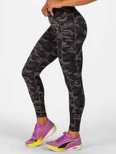 BRASIL BEAUTY Beverly Cross Waist Pocket Leggings Dark Camo