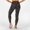 BRASIL BEAUTY Beverly Cross Waist Pocket Leggings Dark Camo
