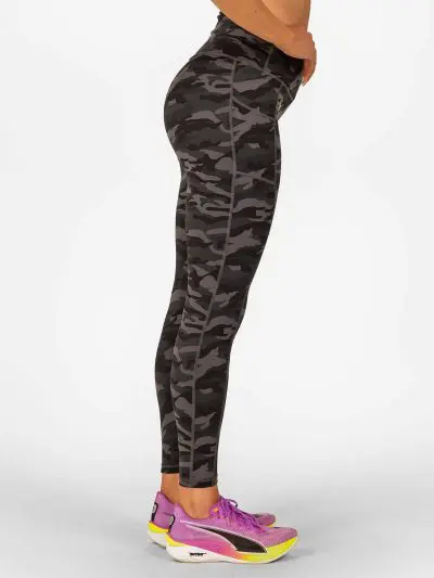 BRASIL BEAUTY Beverly Cross Waist Pocket Leggings Dark Camo