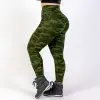 BRASIL BEAUTY Beverly Cross Waist Pocket Leggings Green Camo