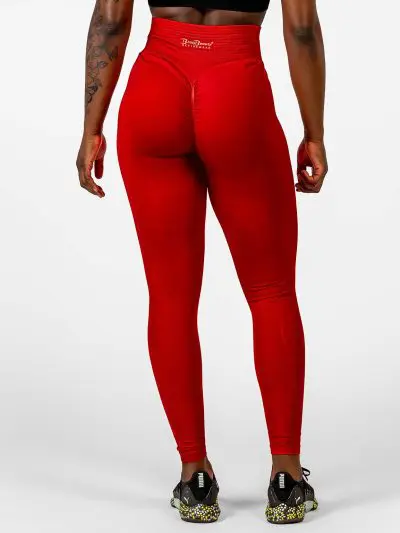 BRASIL BEAUTY Camila Seamless Scrunch Leggings Red