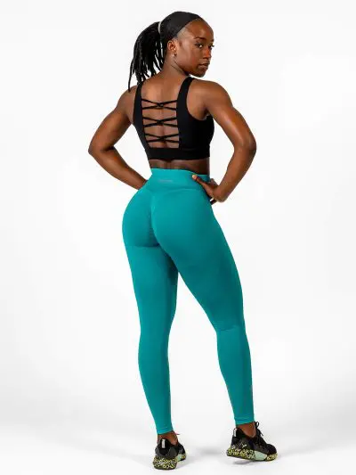 BRASIL BEAUTY Evelyn Seamless Scrunch Leggings Green