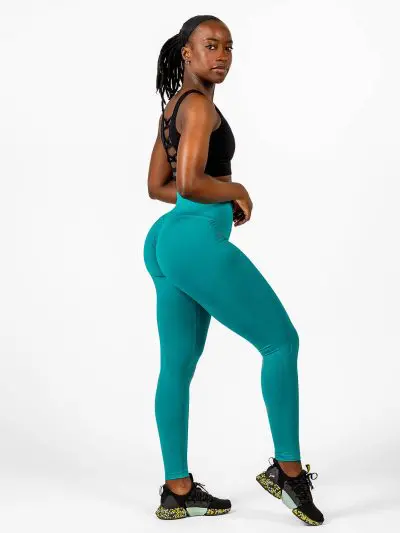 BRASIL BEAUTY Evelyn Seamless Scrunch Leggings Green