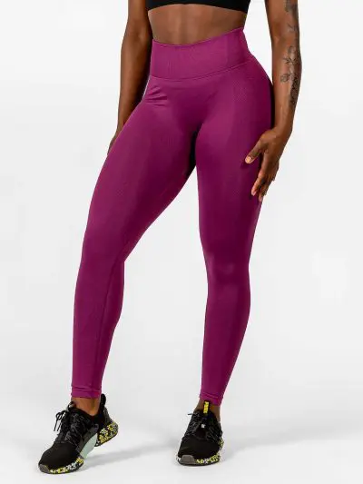 BRASIL BEAUTY Evelyn Seamless Scrunch Leggings Purple