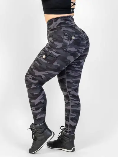 BRASIL BEAUTY Destiny Thigh Pocket Leggings Dark Camo