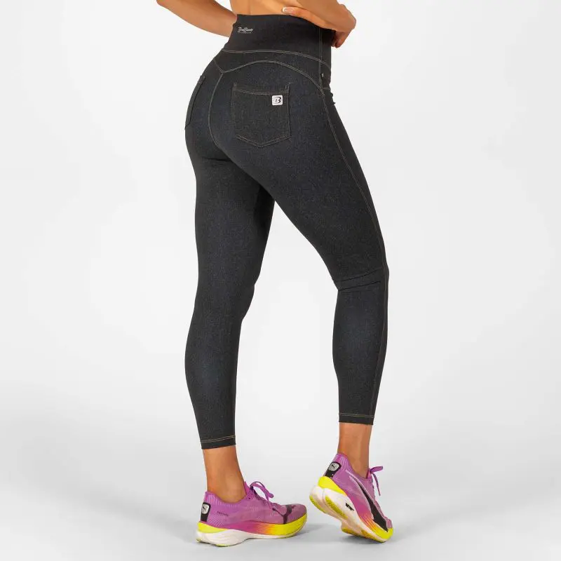 BRASIL BEAUTY Denim-Look Leggings Anthra