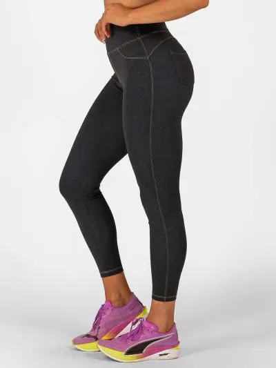 BRASIL BEAUTY Denim-Look Leggings Anthra