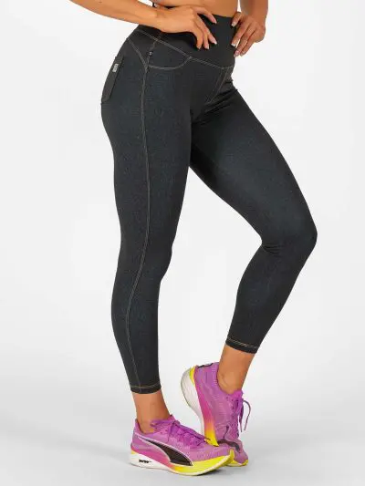 BRASIL BEAUTY Denim-Look Leggings Anthra