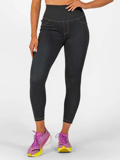 BRASIL BEAUTY Denim-Look Leggings Anthra