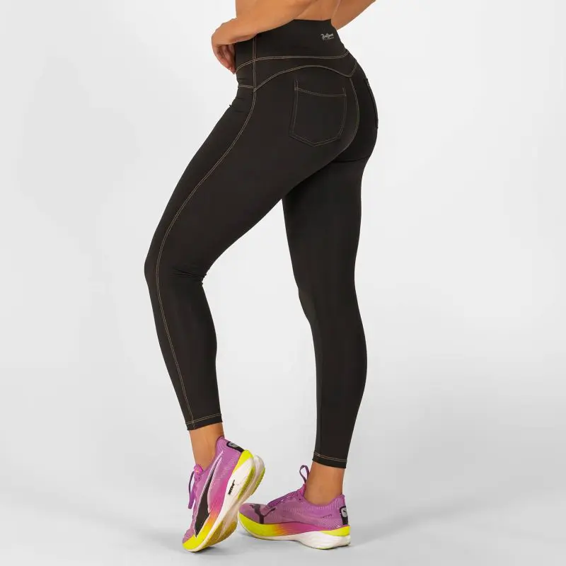 BRASIL BEAUTY Denim-Look Leggings Black