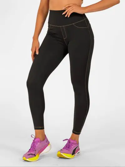 BRASIL BEAUTY Denim-Look Leggings Black