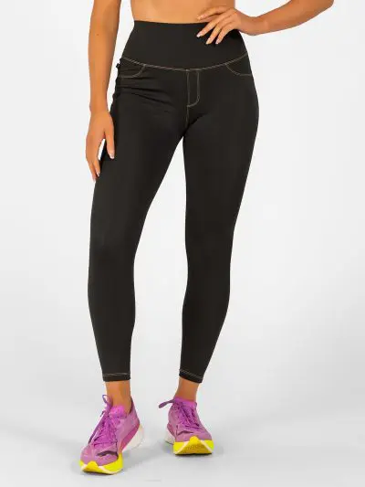 BRASIL BEAUTY Denim-Look Leggings Black