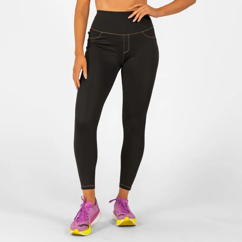 BRASIL BEAUTY Denim-Look Leggings Black