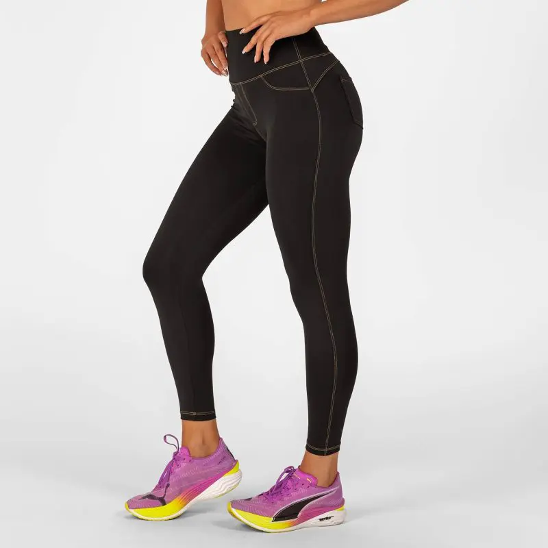 BRASIL BEAUTY Denim-Look Leggings Black