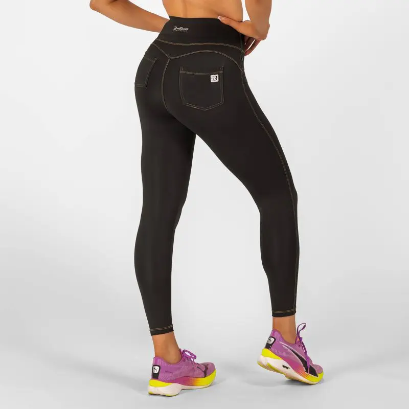 BRASIL BEAUTY Denim-Look Leggings Black