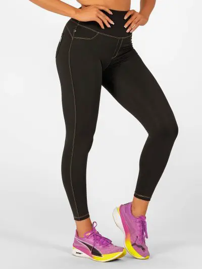 BRASIL BEAUTY Denim-Look Leggings Black