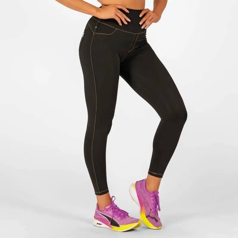 BRASIL BEAUTY Denim-Look Leggings Black