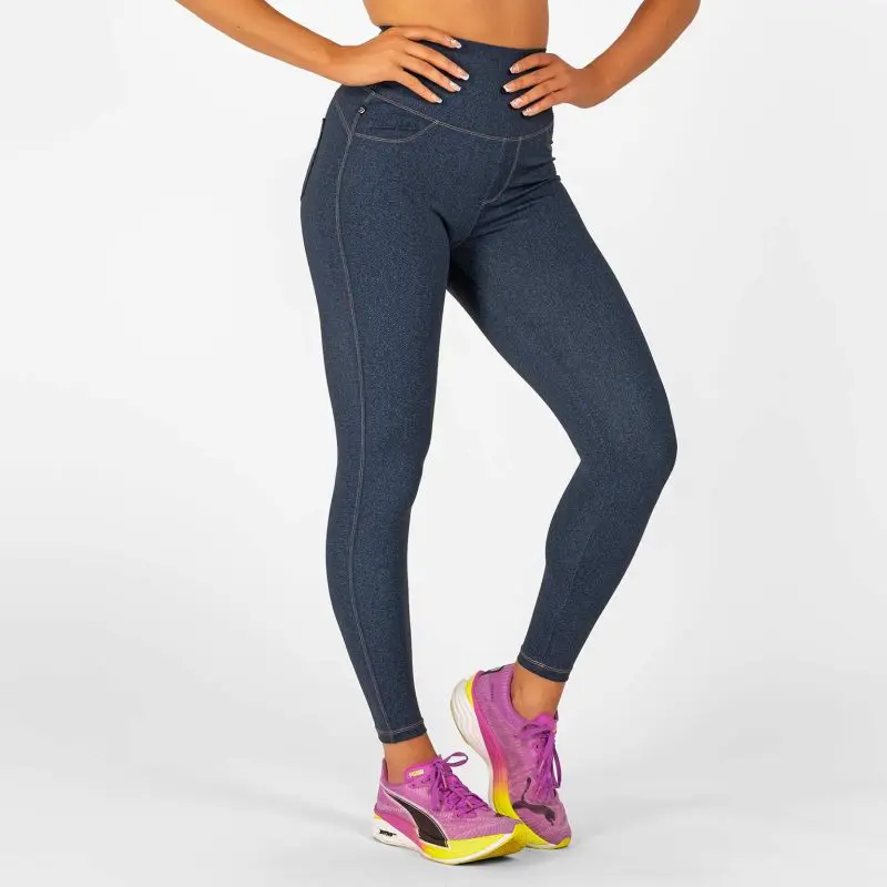 BRASIL BEAUTY Denim-Look Leggings Dark Blue