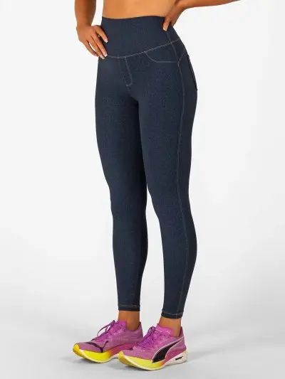 BRASIL BEAUTY Denim-Look Leggings Dark Blue