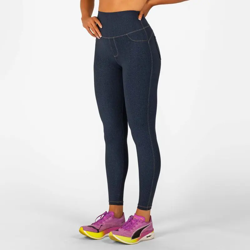 BRASIL BEAUTY Denim-Look Leggings Dark Blue