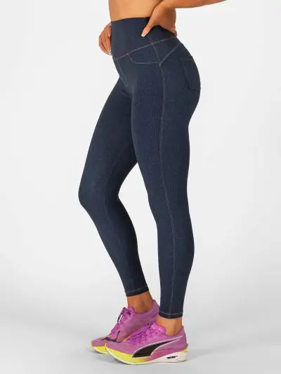 BRASIL BEAUTY Denim-Look Leggings Dark Blue