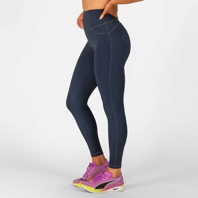BRASIL BEAUTY Denim-Look Leggings Dark Blue