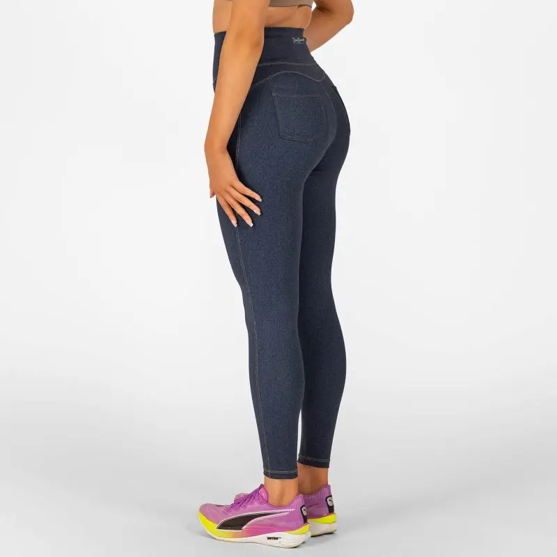 BRASIL BEAUTY Denim-Look Leggings Dark Blue