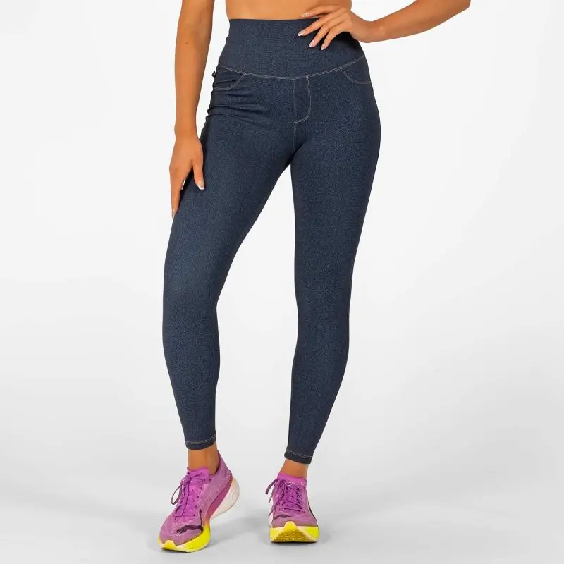 BRASIL BEAUTY Denim-Look Leggings Dark Blue - Image 6