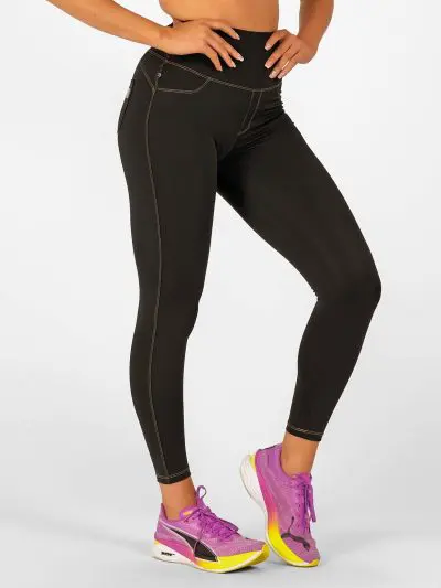 BRASIL BEAUTY Denim-Look Thermo Leggings Black