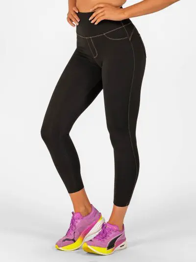 BRASIL BEAUTY Denim-Look Thermo Leggings Black