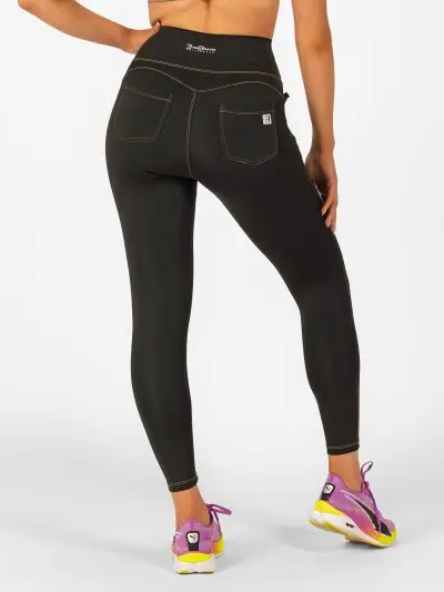 BRASIL BEAUTY Denim-Look Thermo Leggings Black